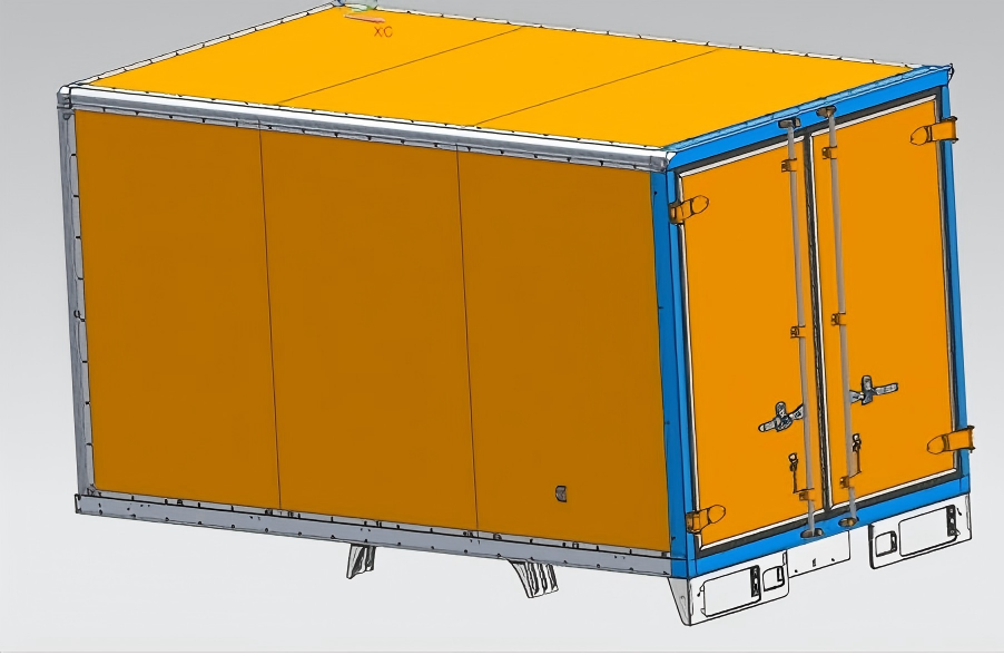 China Plug-in Dry Truck Body manufacturer