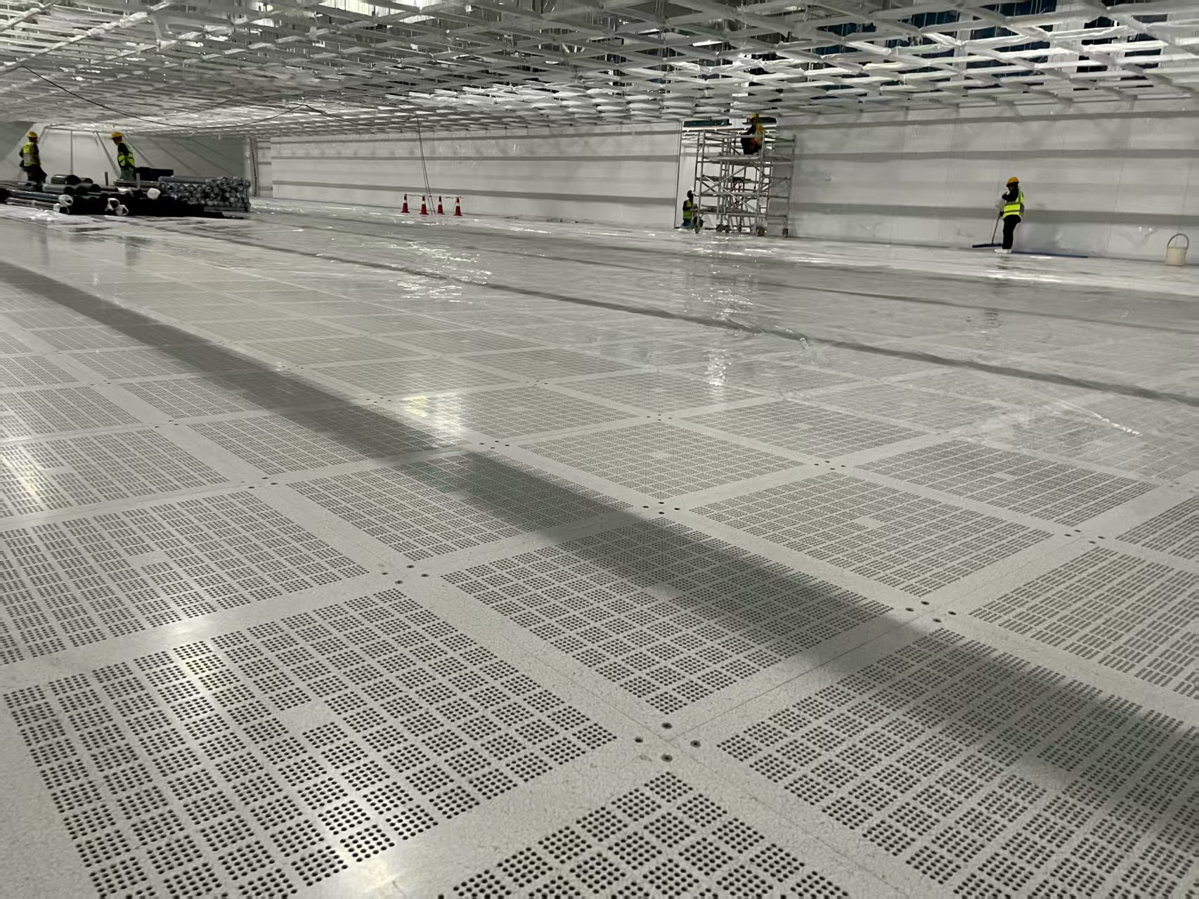 Aluminum alloy antistatic floor company