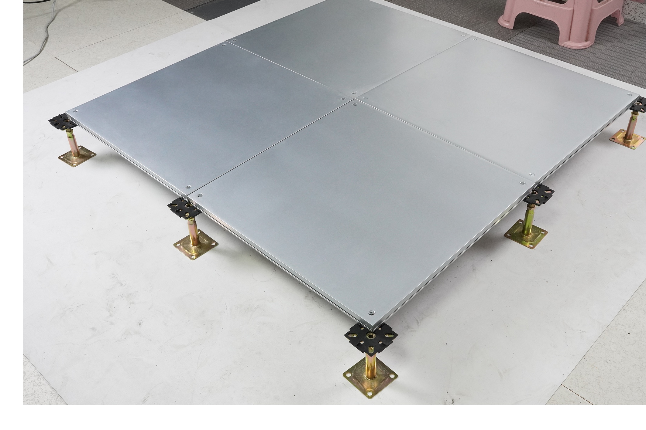 Calcium sulfate six-sided steel-faced floor supplier