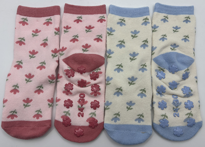 China Baby Cotton Terry Short Socks Silicone ABS