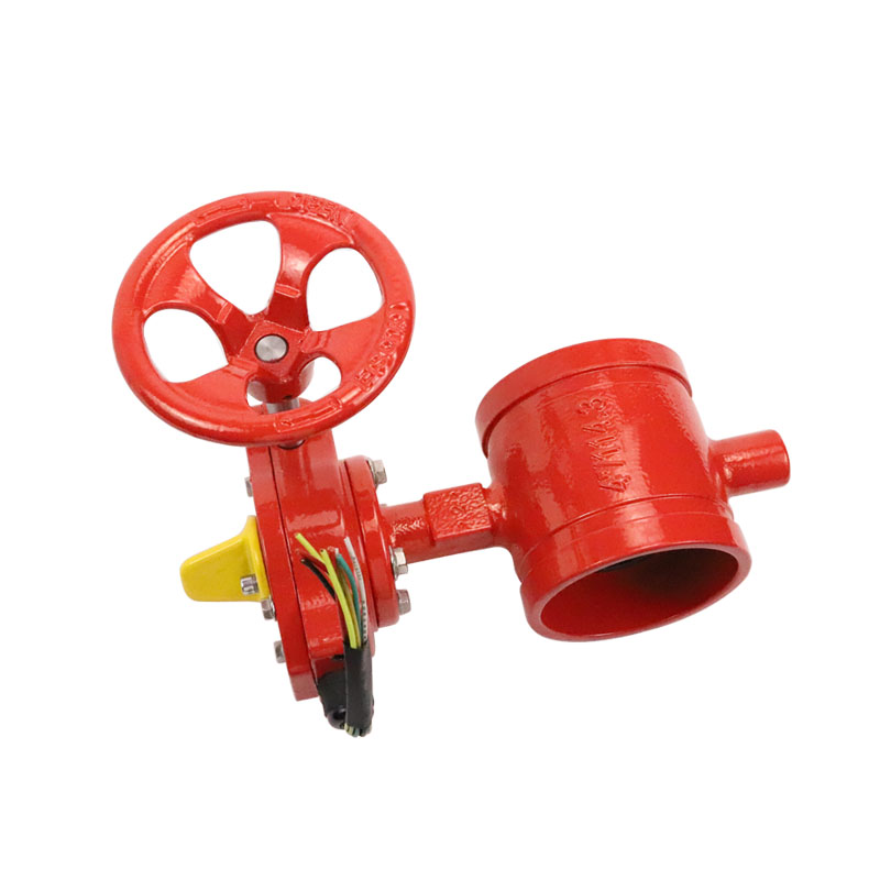 top UL FM Grooved Butterfly Valve