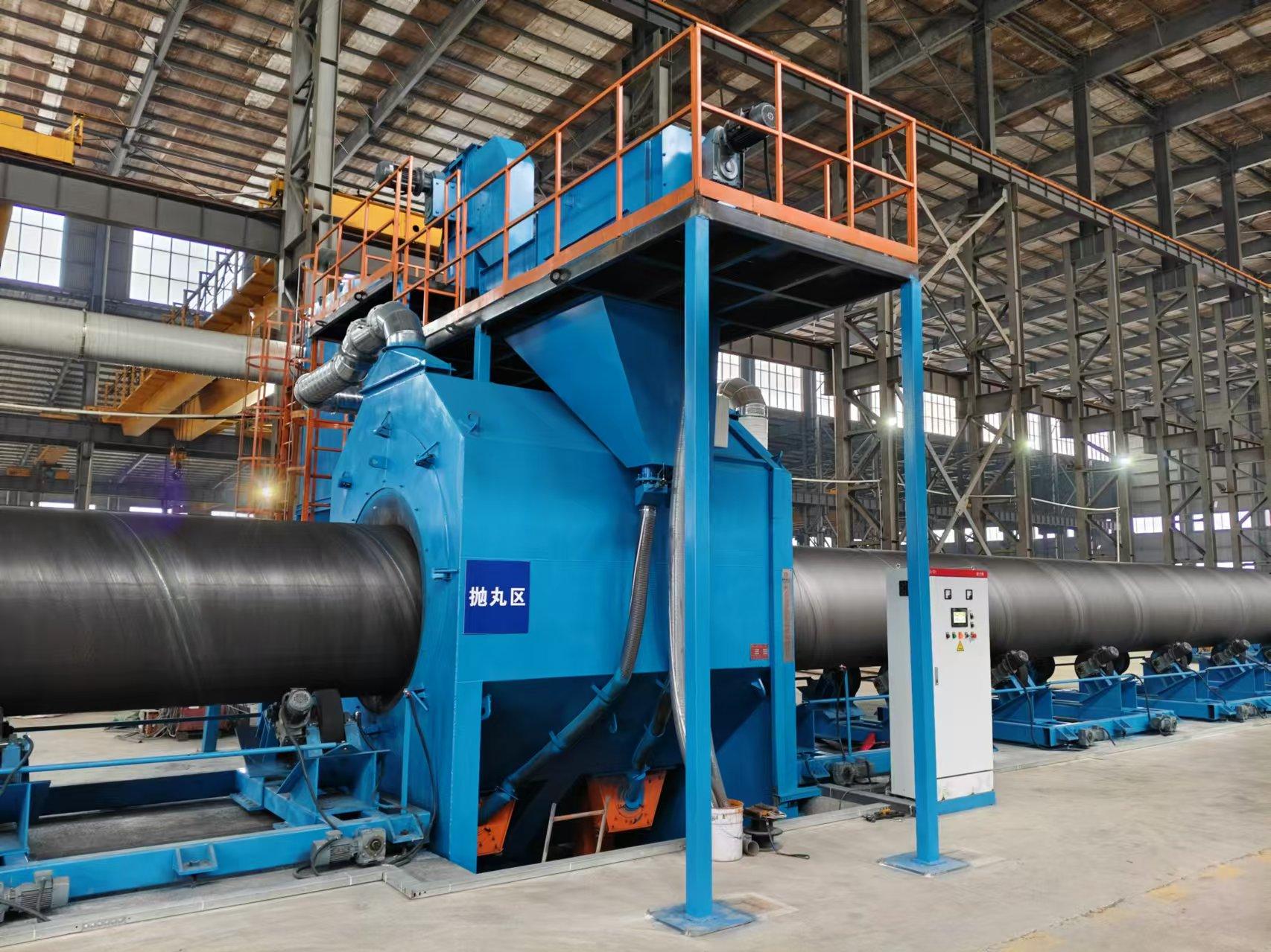 custom Pipe shot blasting machine solution