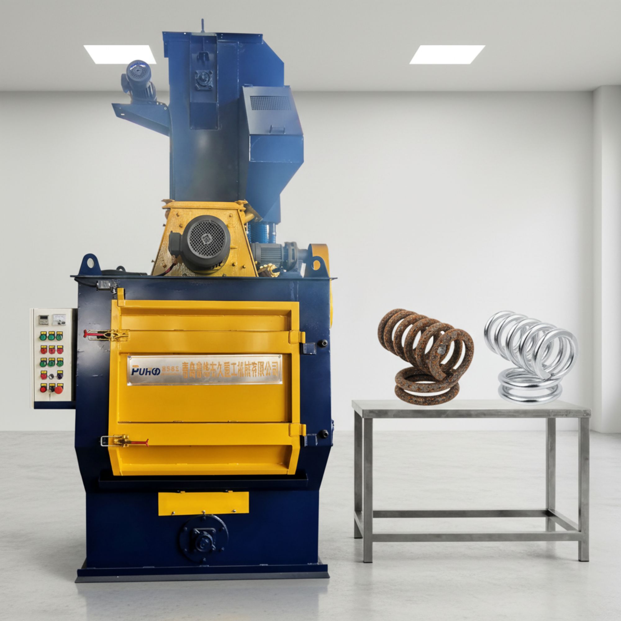 China Tumble shot blasting machine supplier