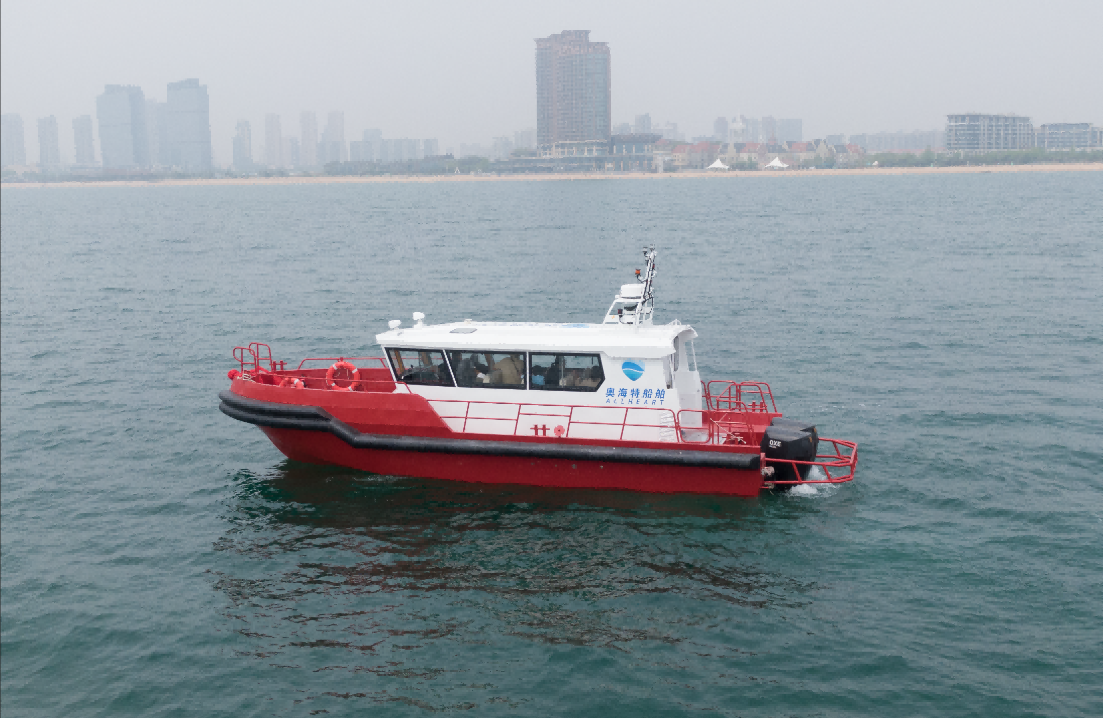 Professional Rescue and firefight Boat