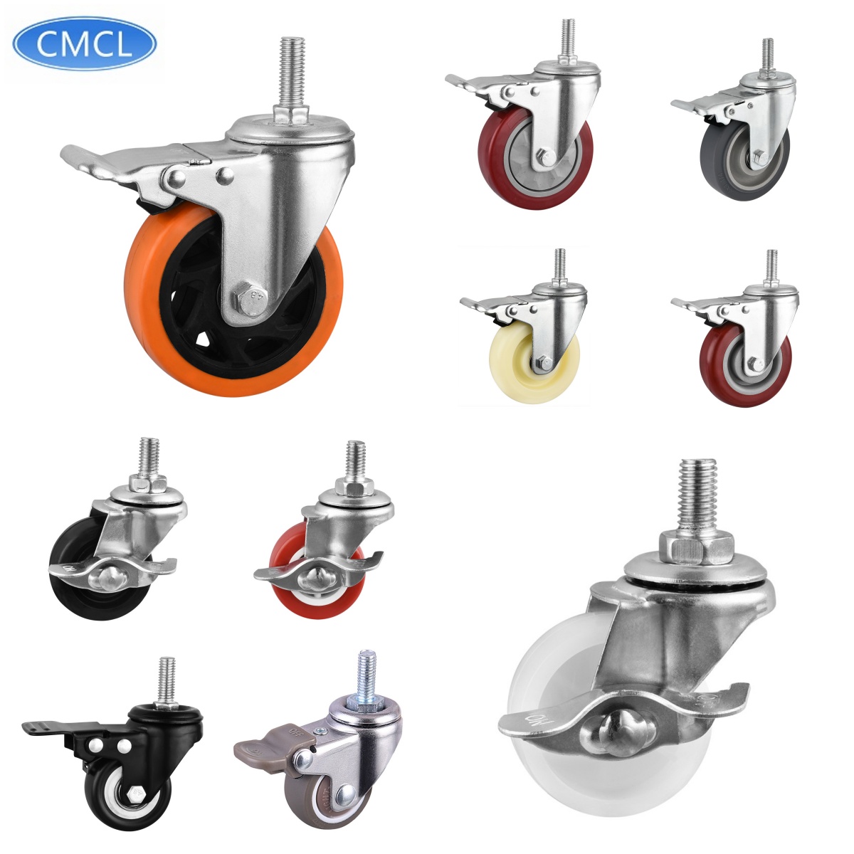 China stem caster wheels factory