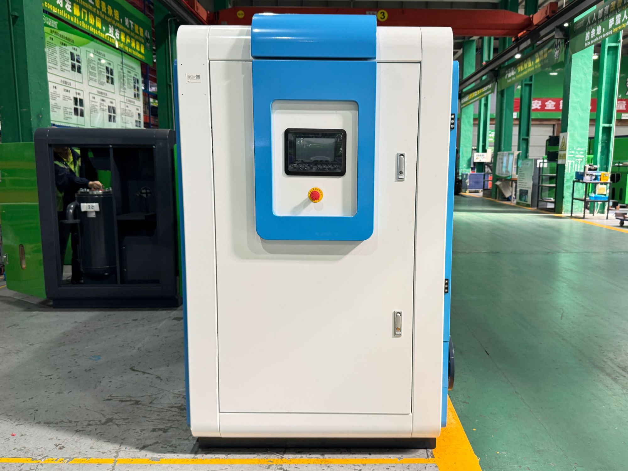 What is the working principle of oil-free air blower
