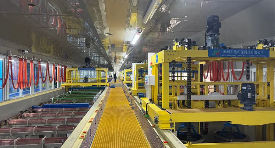 Gantry Barrel Zinc Plating Equipment exporter