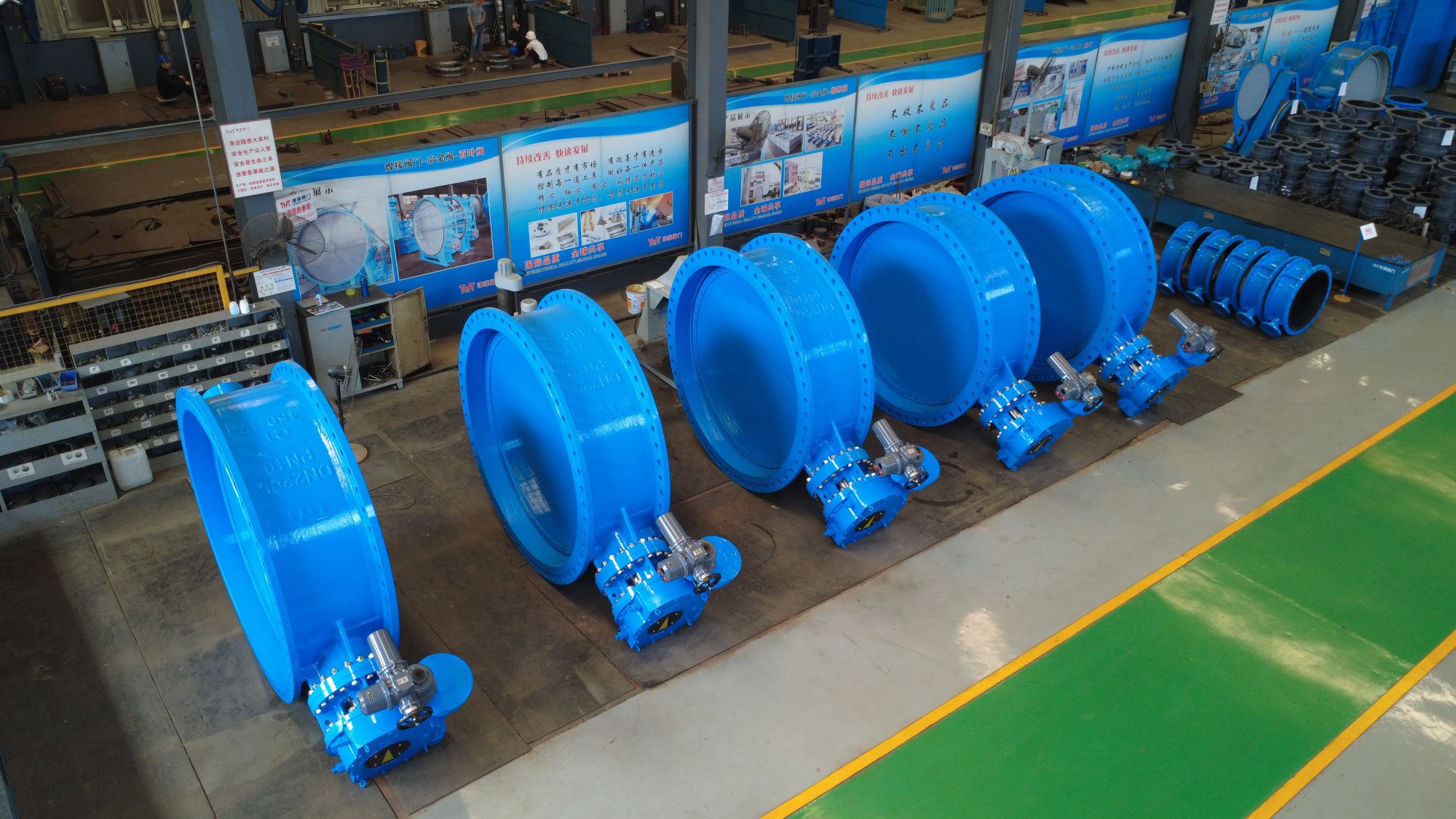 top Double Eccentric Butterfly Valve